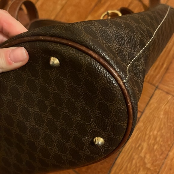 VINTAGE CELINE MACADAM SHOULDER BAG - Picture 7 of 11